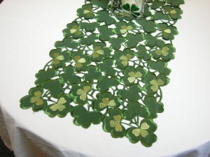 Kitchen Towels and Table Runners for St. Patrick's Day