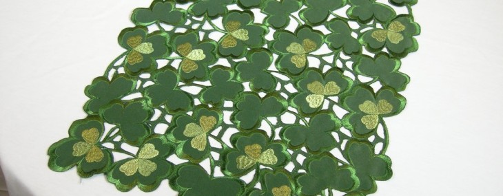 Kitchen Towels and Table Runners for St. Patrick’s Day