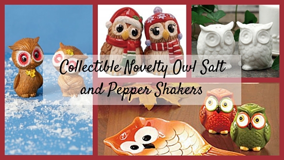 Collectible Novelty Owl Salt and Pepper Shakers