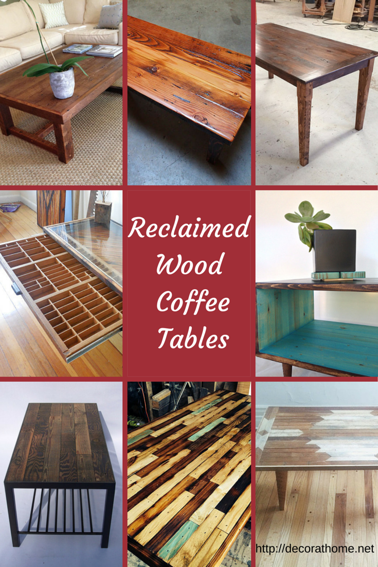 Reclaimed Wood Coffee Tables