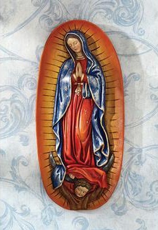 The Virgin of Guadalupe Religious Wall Sculpture